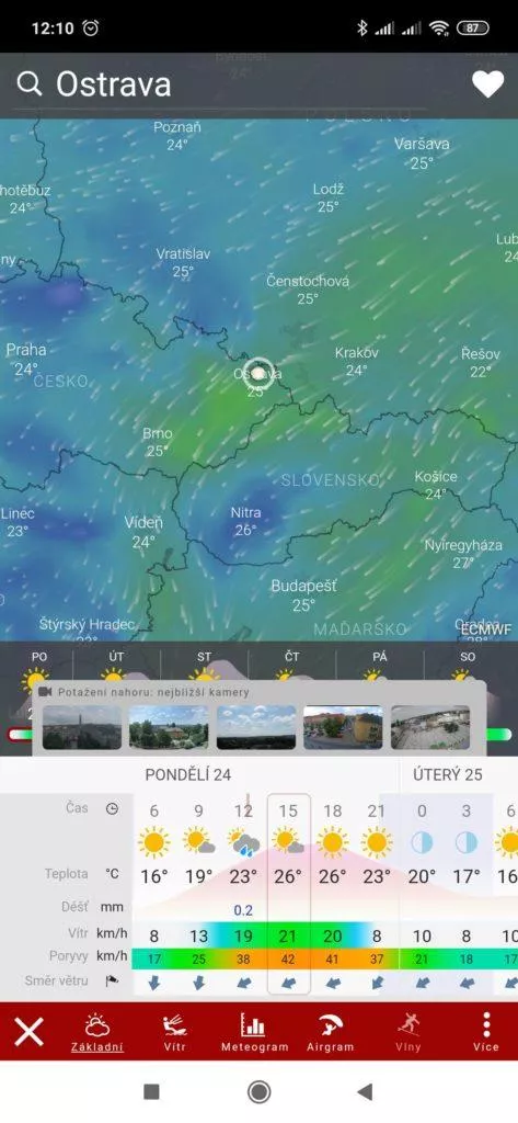 Aplikace Windy