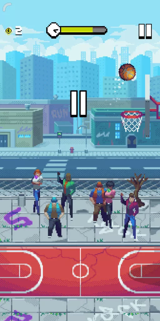 Bouncy Hoops - Android hra 01