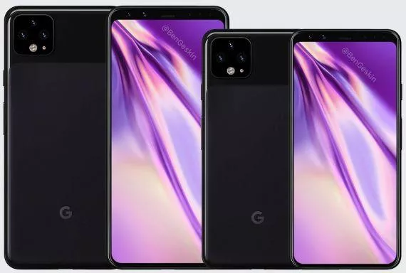 google pixel 4 vzhled spekulace render