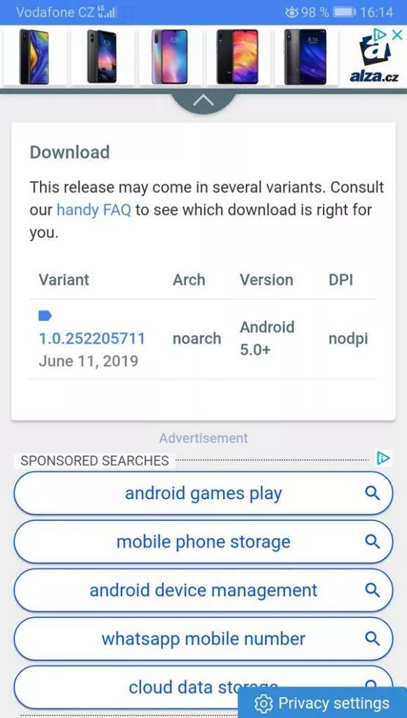 Files - dark mode - APK Mirror