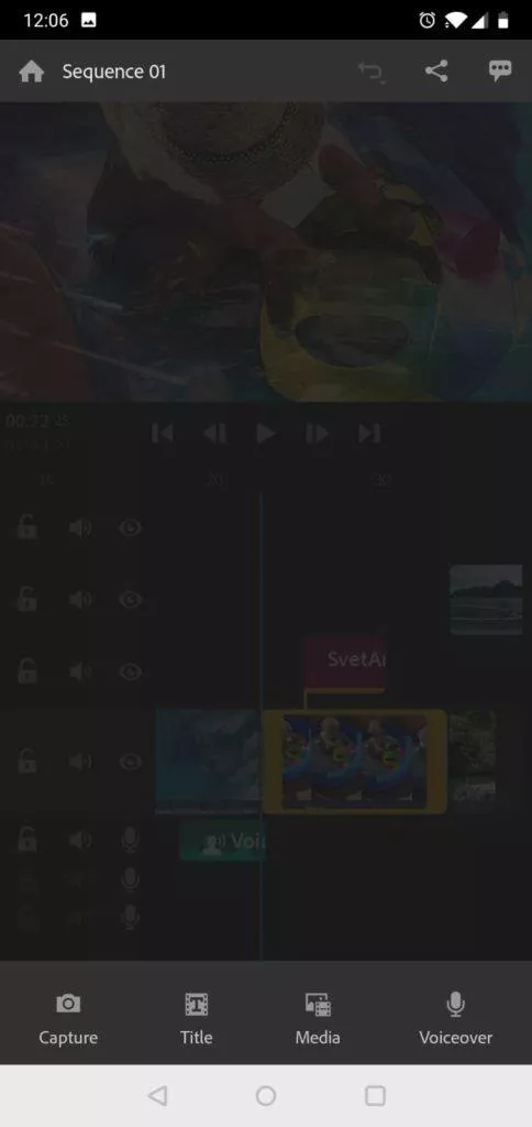 Adobe premiere rush strih videa editor editace aplikace