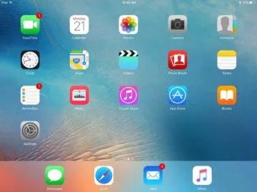 iOS - statické uspořádání ikon
