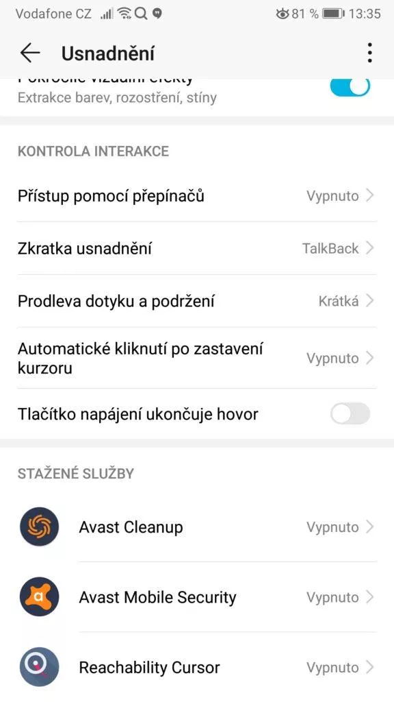 Jak mobil ovládat jednou rukou - Reachability Cursor