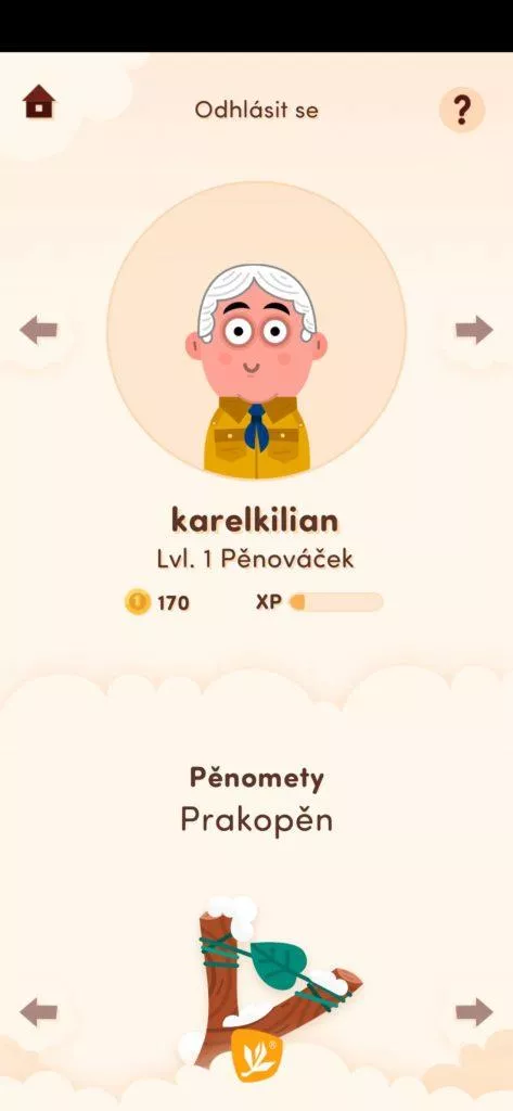 Profil hráče