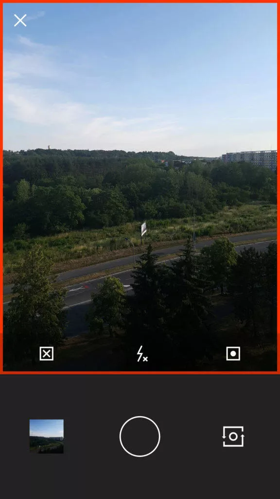 VSCO automatické ostření
