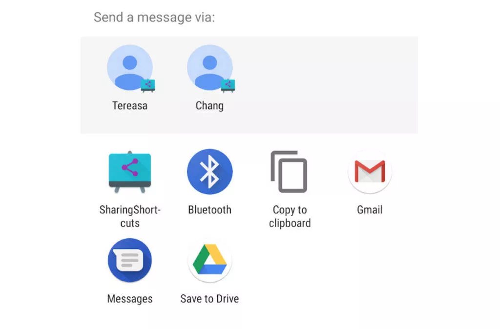 Sdílení v Android Q