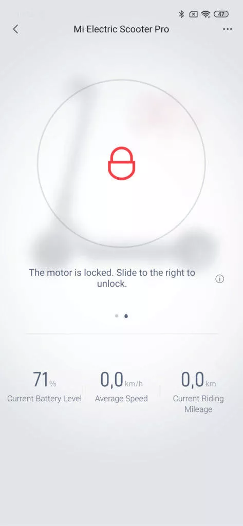Uzamknutí koloběžky Xiaomi Mi Scooter Pro