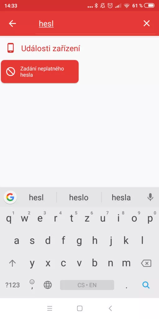 Automatizace 01 - Chybné heslo