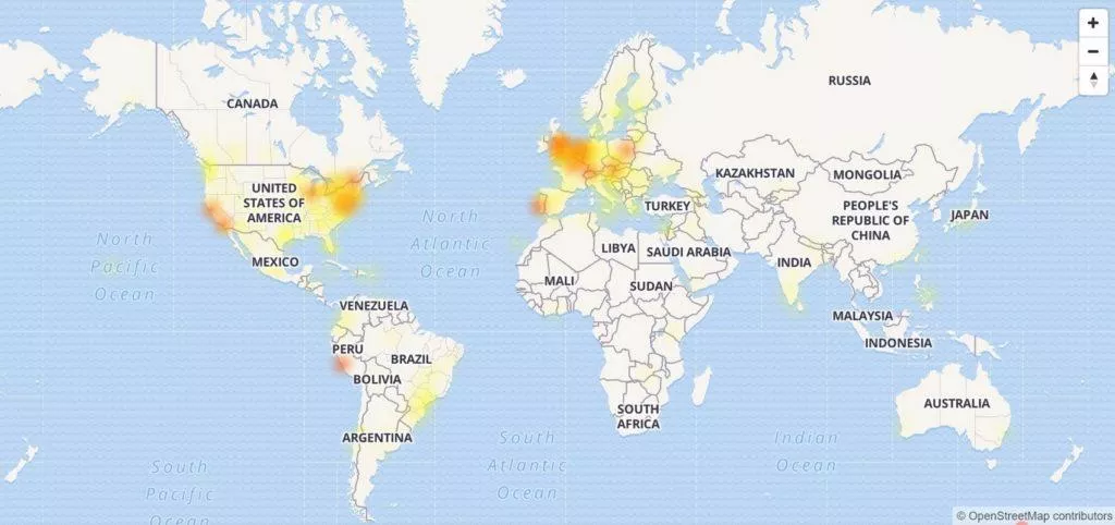 Facebook Down - Instagram, WhatsApp, Messenger