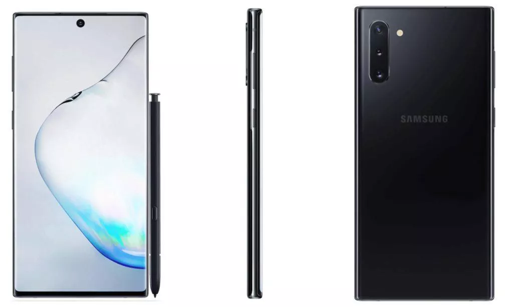 galaxy note 10 silver