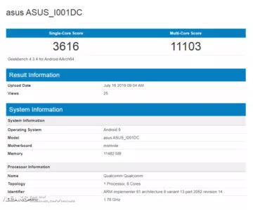 geekbench snapdragon 855 plus