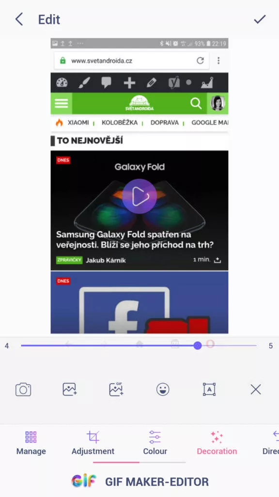 jak vyrobit gif aplikace