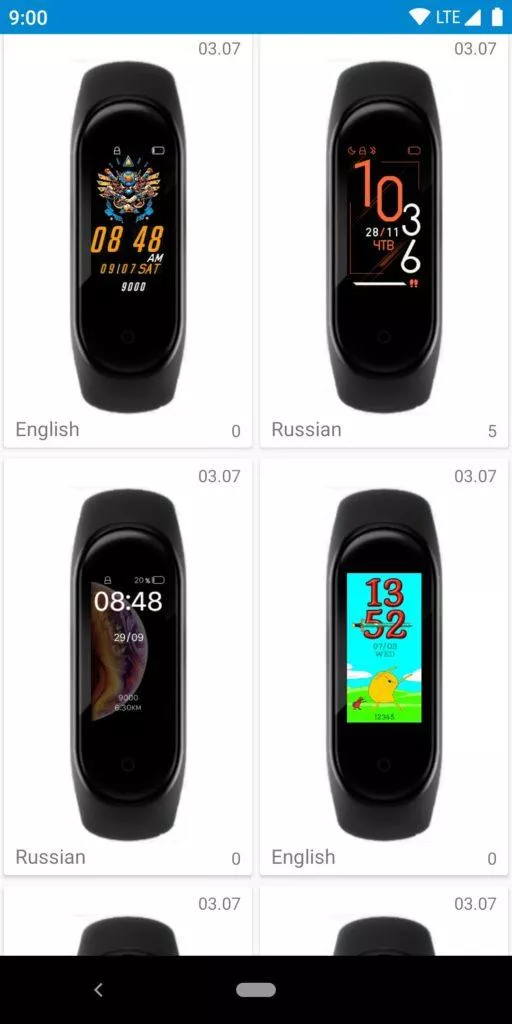 MiBand4 - neotřelé ciferníky pro Mi Band 4