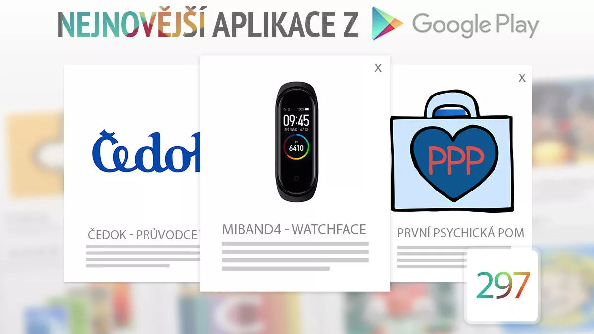 Nejnovější aplikace z Google Play #297: neotřelé ciferníky pro Mi Band 4