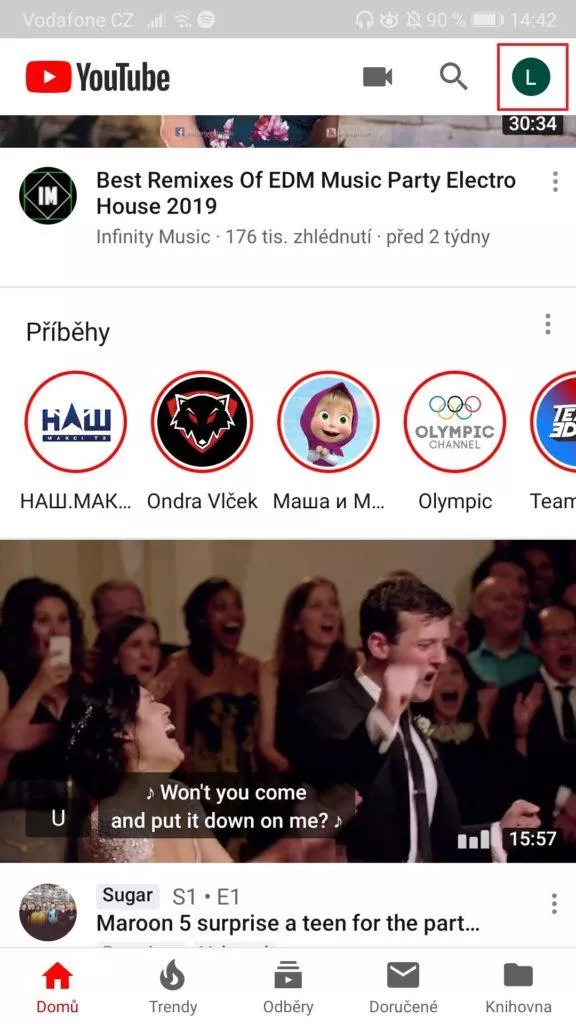 Tmavý režim - YouTube