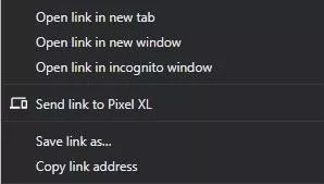 google chrome odkazy