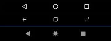 android q ovládání gesty