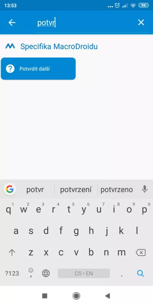 Automatizace - stáhnout z YouTube - Akce