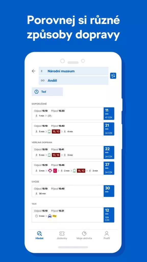 citymove - cestování městem