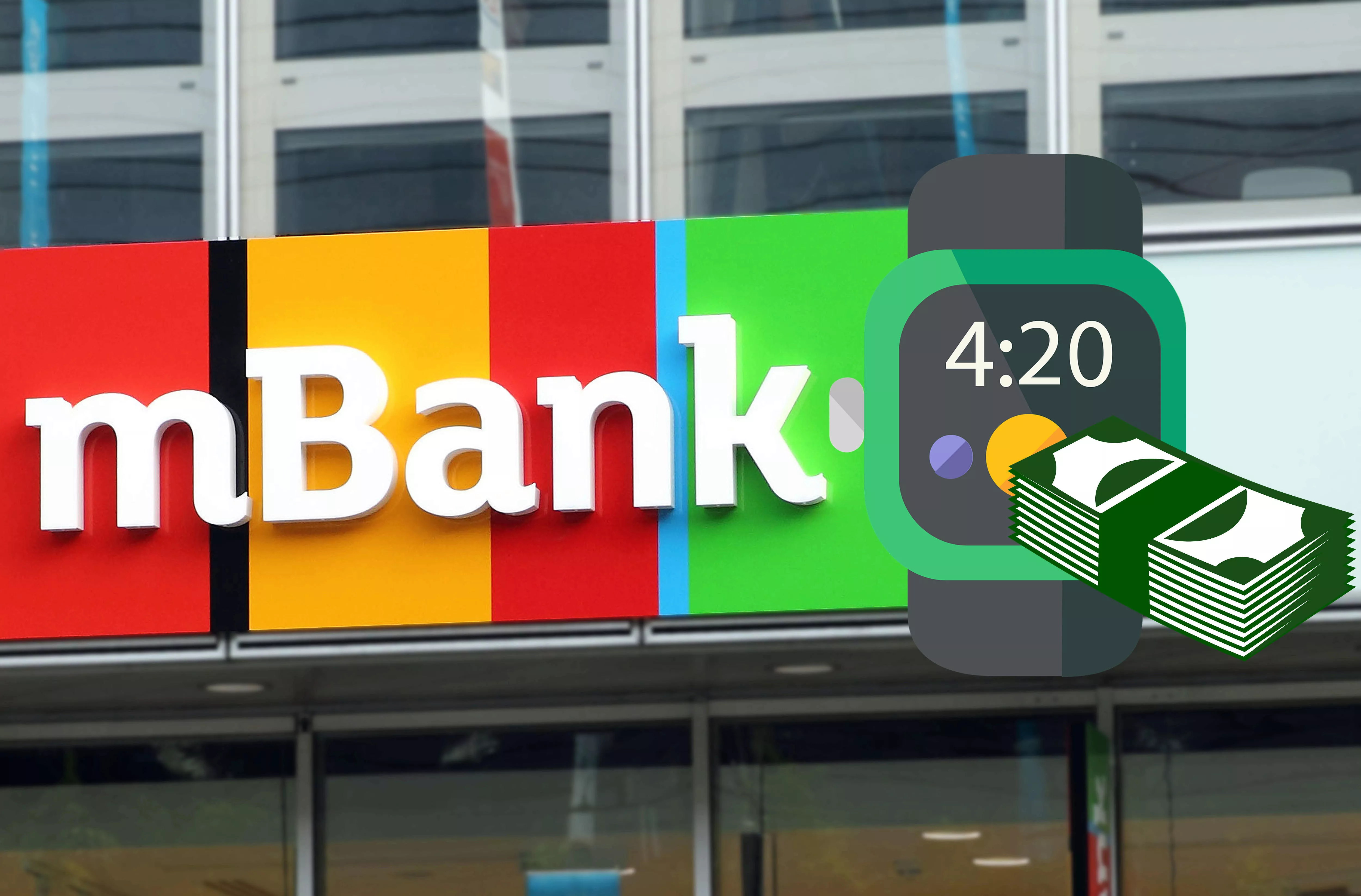 mbank platba hodinkami fitbit garmin pay