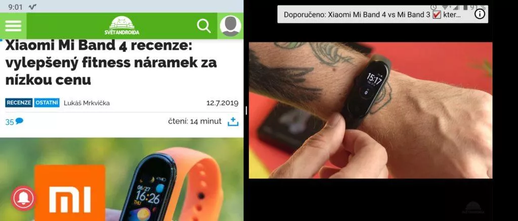 sony xperia 1 rozdelena obrazovka landscape