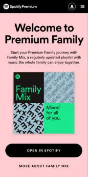 spotify rodinný tarif společný playlist