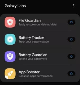 Samsung Galaxy Labs nabídka