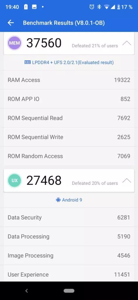 xiaomi mi a3 benchmark test