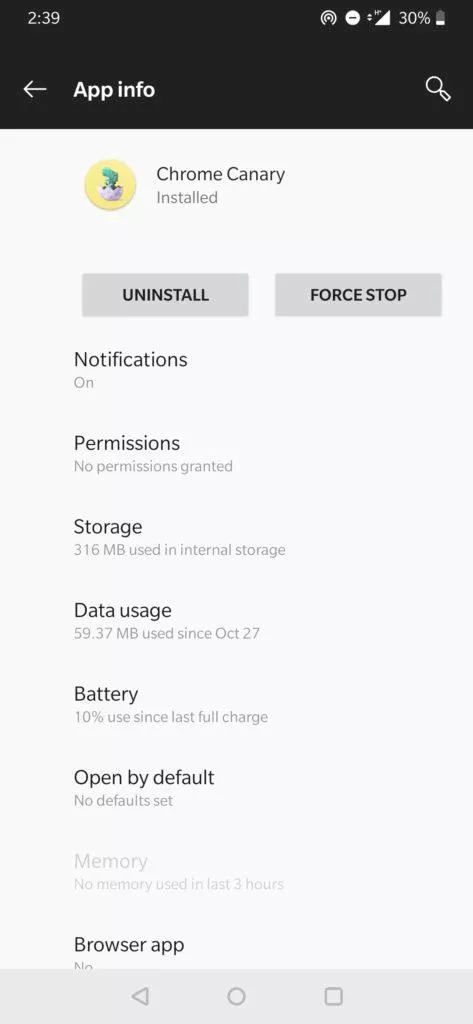 chrome canary clankium