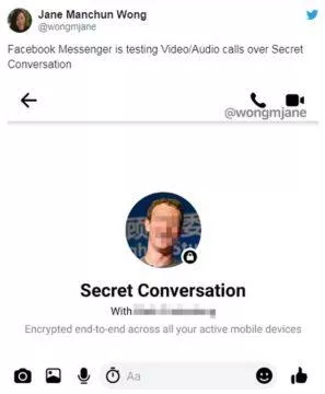facebook šifrované hovory