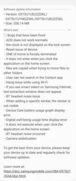 galaxy s10 android 10