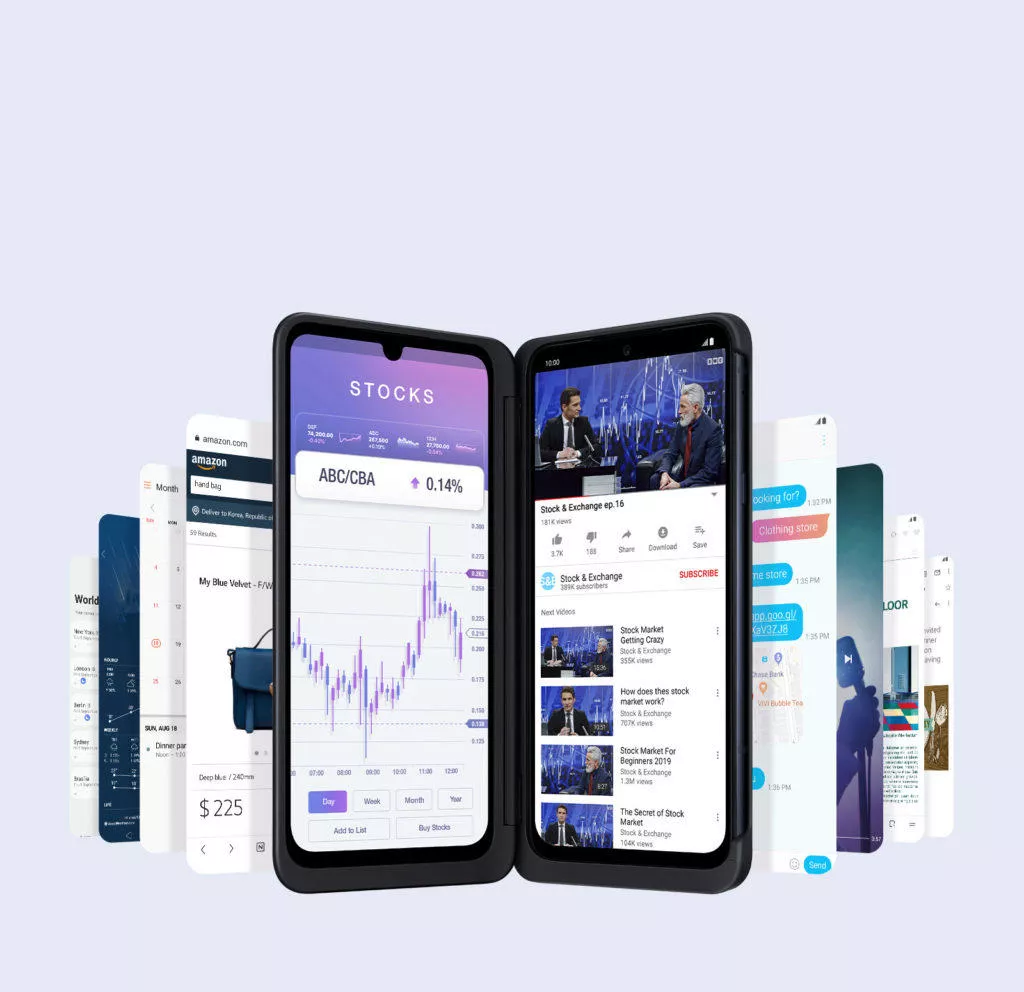 LG G8X ThinQ diverse multitasking