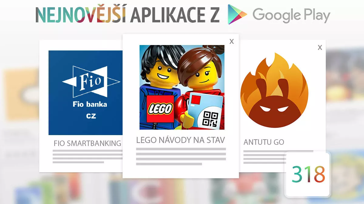 Nejnovější aplikace z Google Play #318: LEGO Návody na stavění