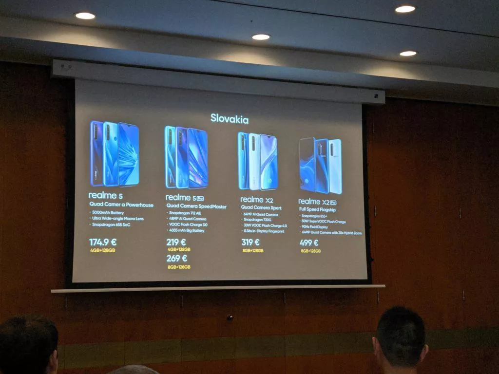 telefony Realme pro ČR tisková konference ceny SK