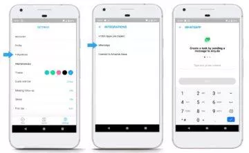 úkolovník Any.do ve WhatsApp screen