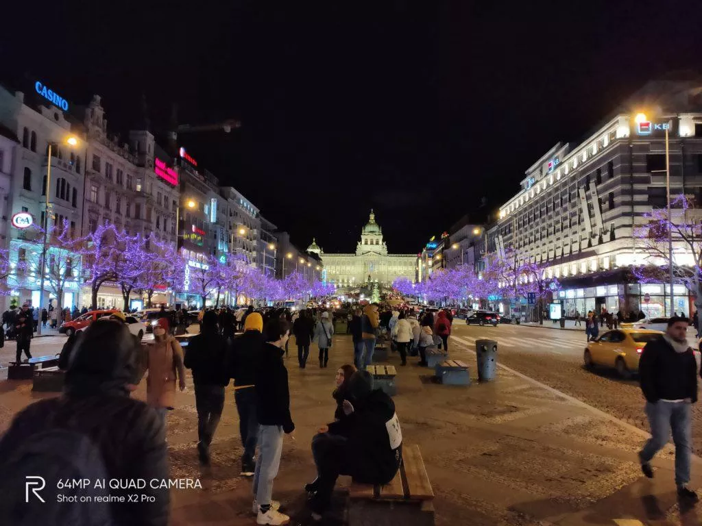 Václavák foto test Realme X2 Pro
