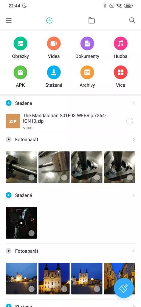 xiaomi redmi note 8t spravce souboru