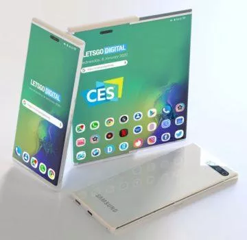 samsung telefon s rolovacím displejem