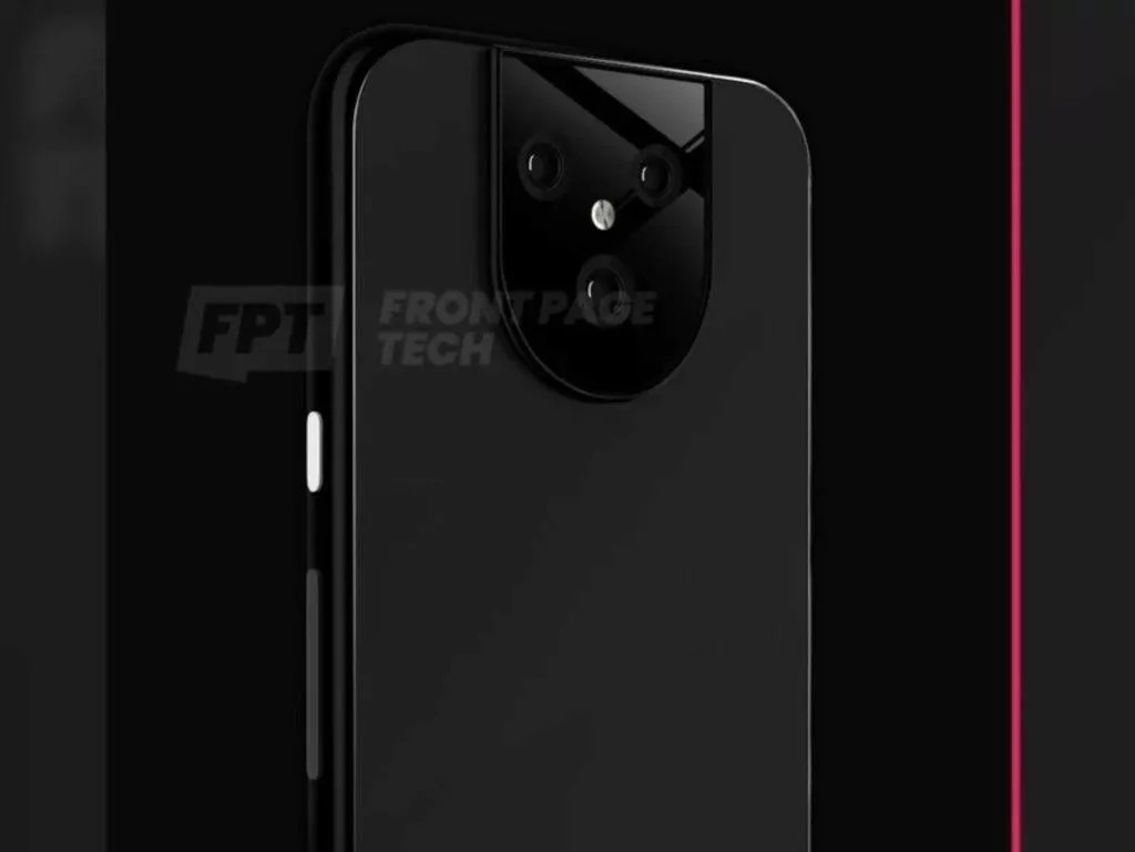 Google Pixel 5 render záda náhled