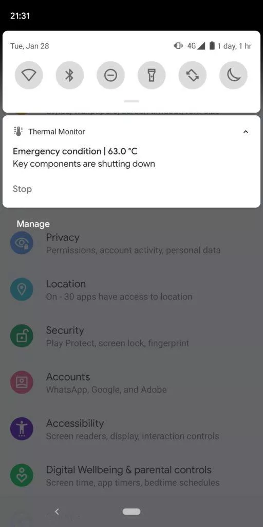 Thermal Monitor - sledujte teplotu telefonu