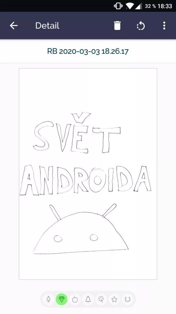 Aplikace Rocketbook náhled