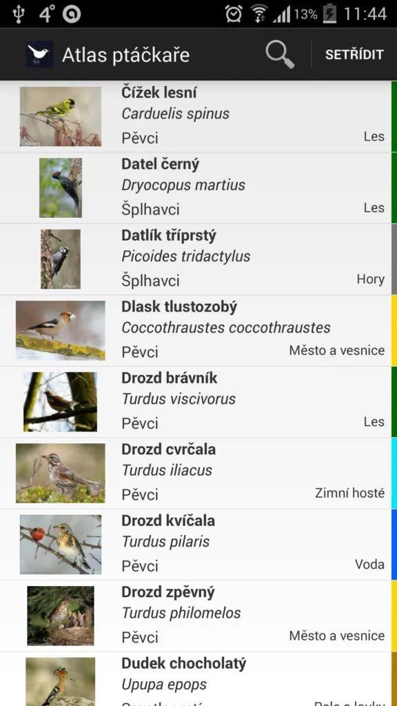 Atlas Ptáčkaře Free - pro ornitology