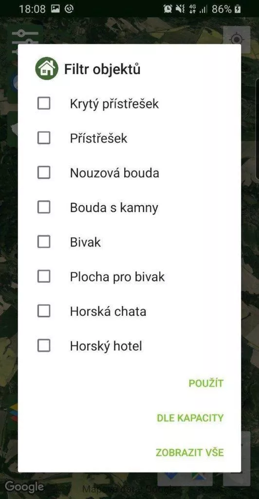 Boudy, chaty, bivaky - kde přespat