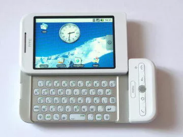 HTC Dream neměl přední fotoaparát