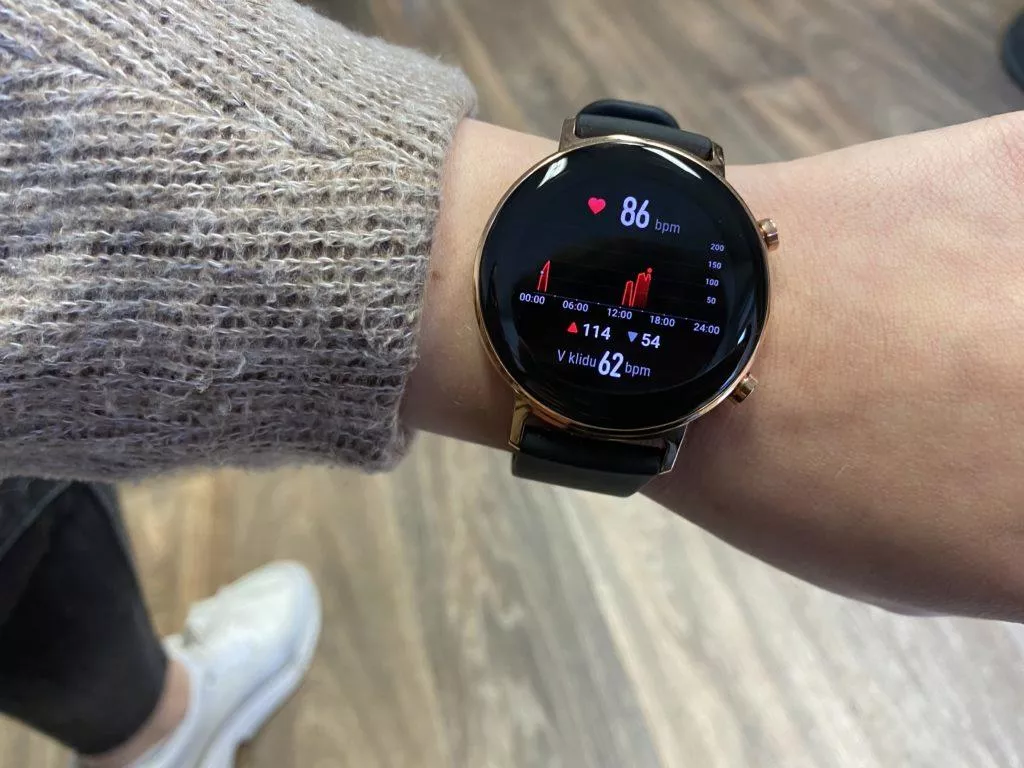 měření tepu huawei watch