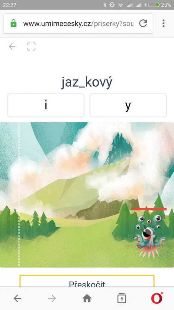 online procvičování českého jazyka