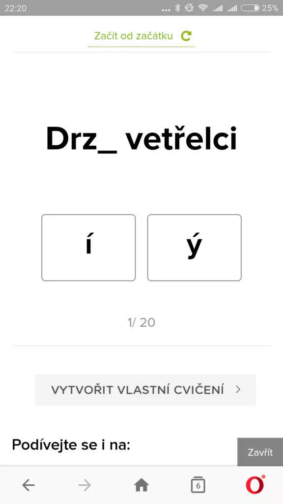 procvičení gramatiky z domova