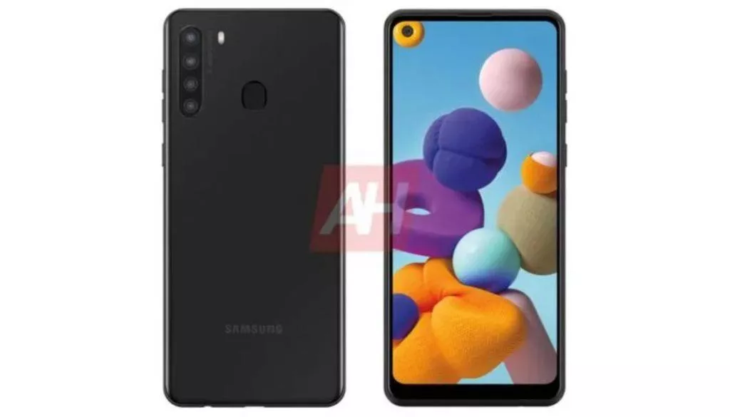 Samsung Galaxy A21 render