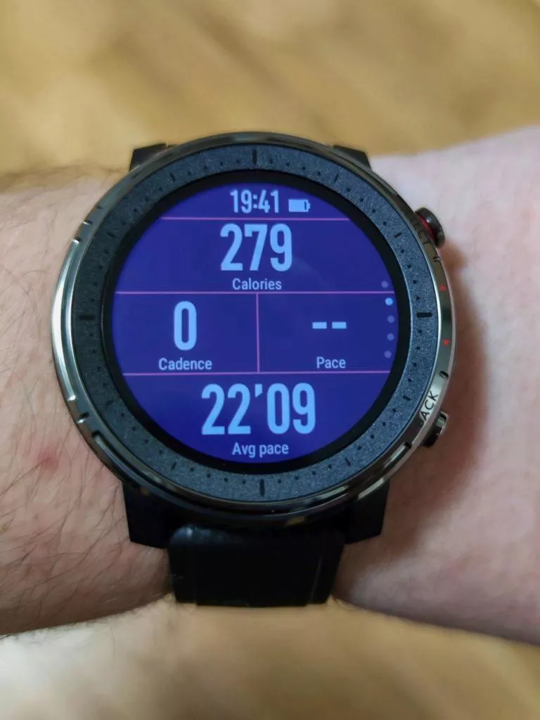 xiaomi amazfit stratos 3 zaznam cviceni 2