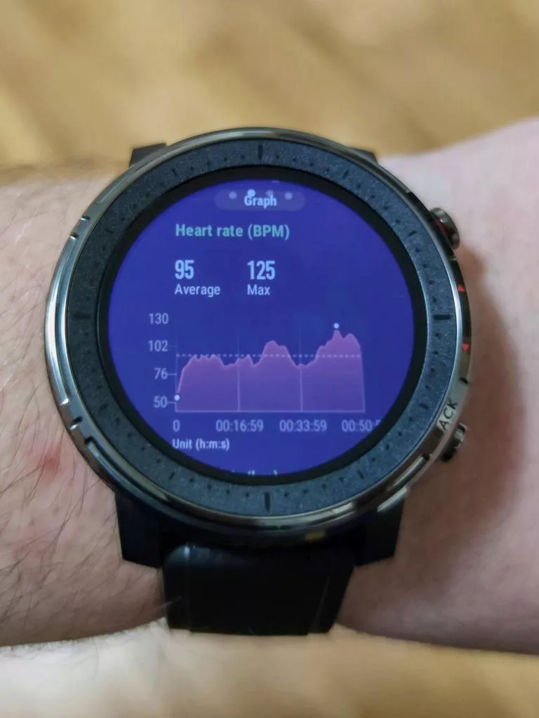 xiaomi amazfit stratos 3 zaznam cviceni 6